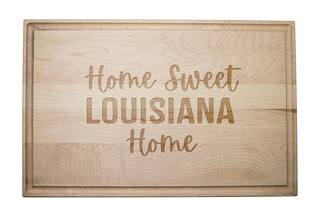 Home Sweet State Home 17" x 11" Maple Cutting Board By Designs Direct in Louisiana | Michaels® | Michaels Stores