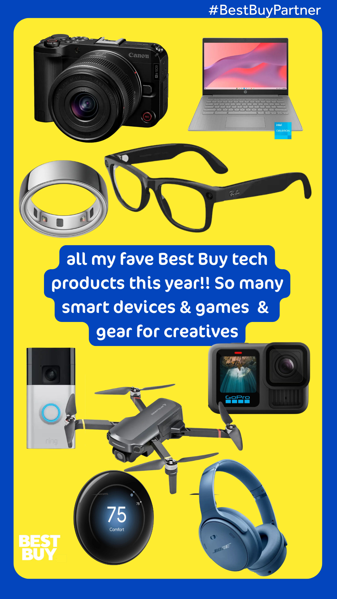  #BestBuyPartner 
All my favorite tech deals from Best Buy! From smart devices to wearables to cameras, Best Buy always has great deals for holiday shopping for everyone on your list! 

#LTKHolidays #giftguide #rayban #bestbuy


 

#LTKGiftGuide #LTKSeasonal #LTKHoliday