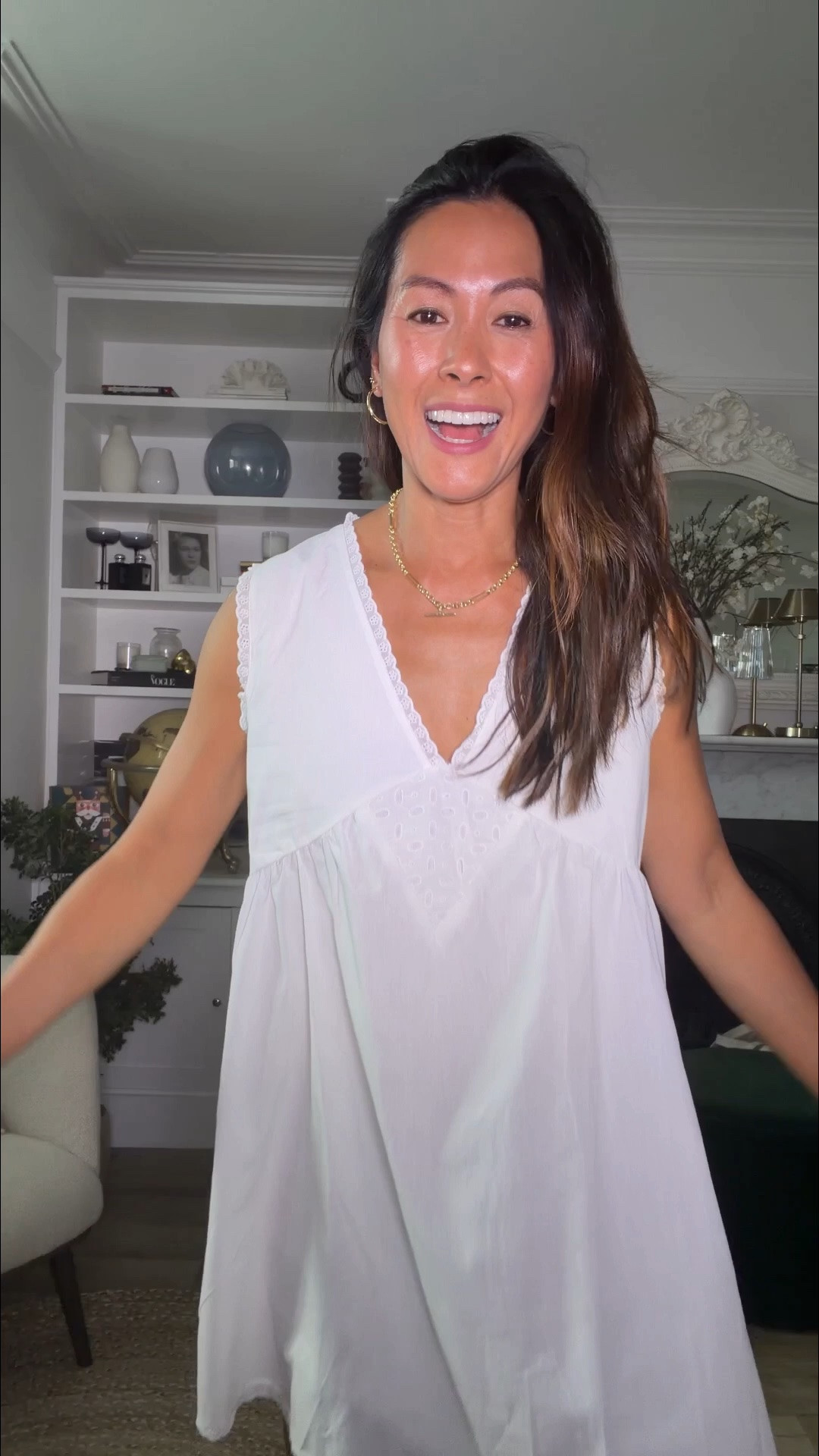Another great easy white summer dress I found on Amazon for your holiday! Love the broderie anglais trim and detail. I wear a size small. #amazon

#LTKuk #LTKsummer