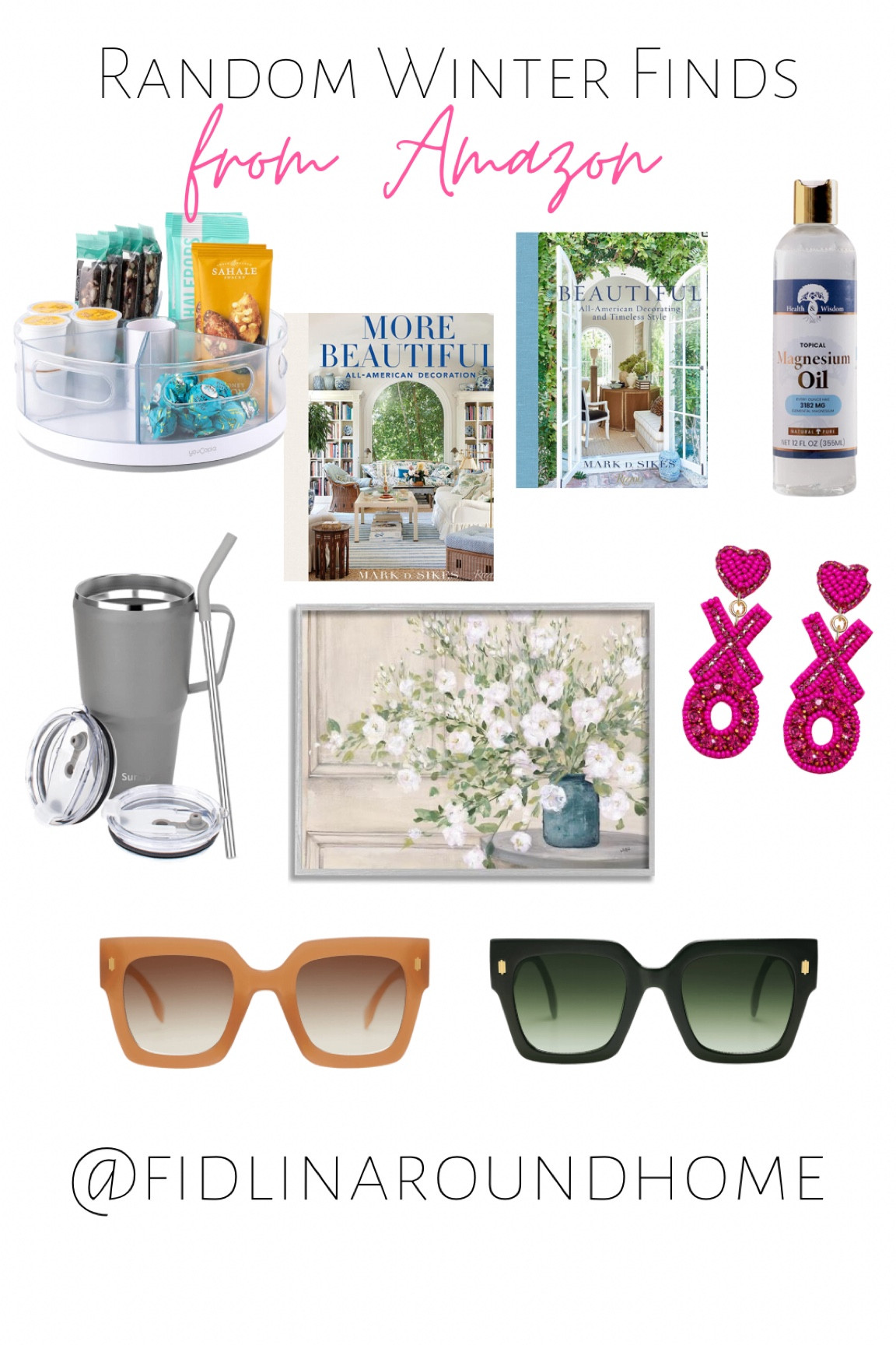 Random winter Amazon finds! Valentine’s Day earrings, organizational items, coffee table books, artwork, water bottle etc 

#LTKhome #LTKFind