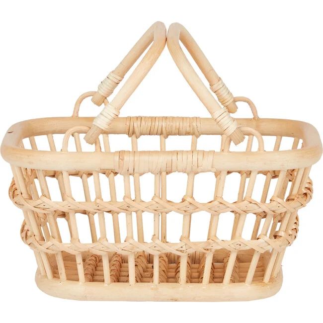 Olli Ella | Rattan Tarry Basket, Wheat (Natural) | Maisonette | Maisonette