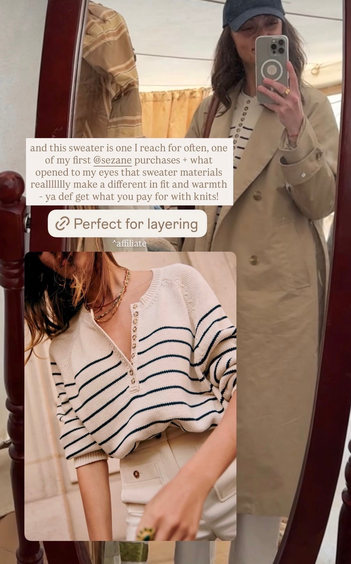 This has been such a game-changer for my wardrobe while focusing on better materials and building out my staples.