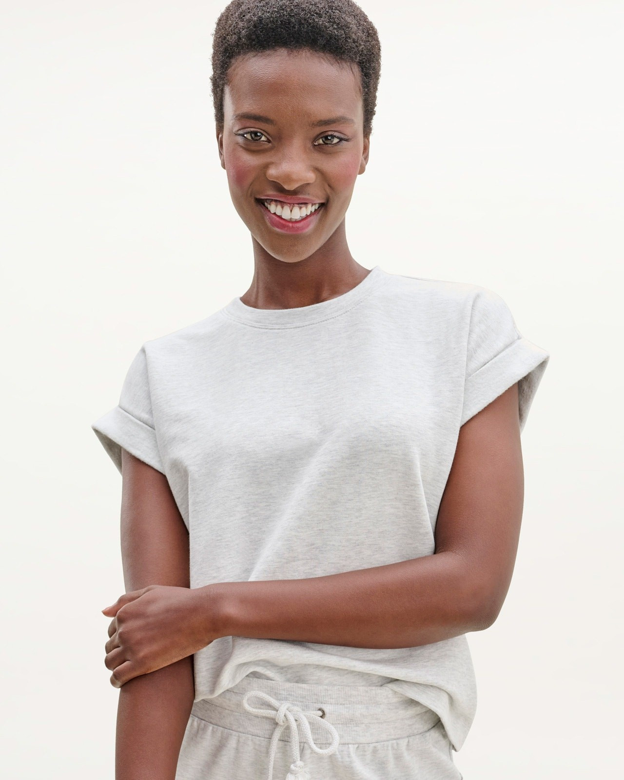 Heavyweight Supersoft Short Sleeve Pullover | Splendid