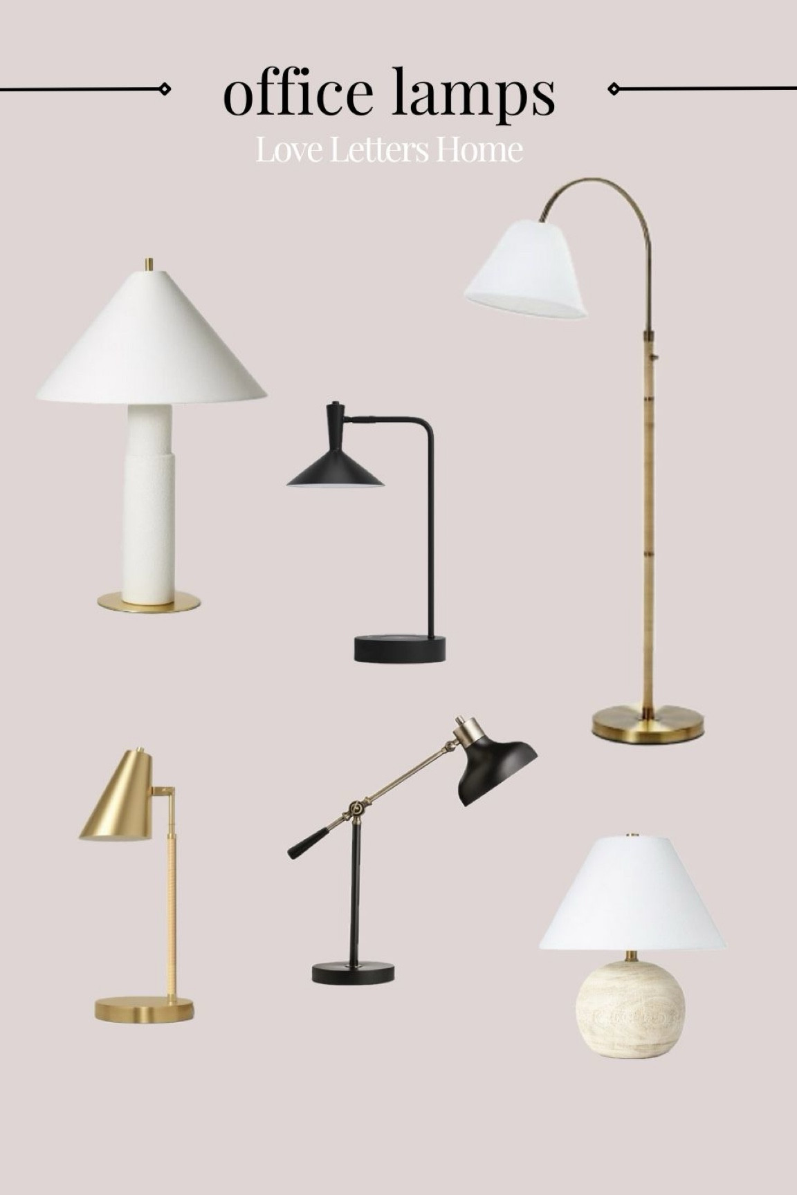 Office lamps, accent lamps for home office, aesthetic desk lamps, Target lamps 

#LTKhome
