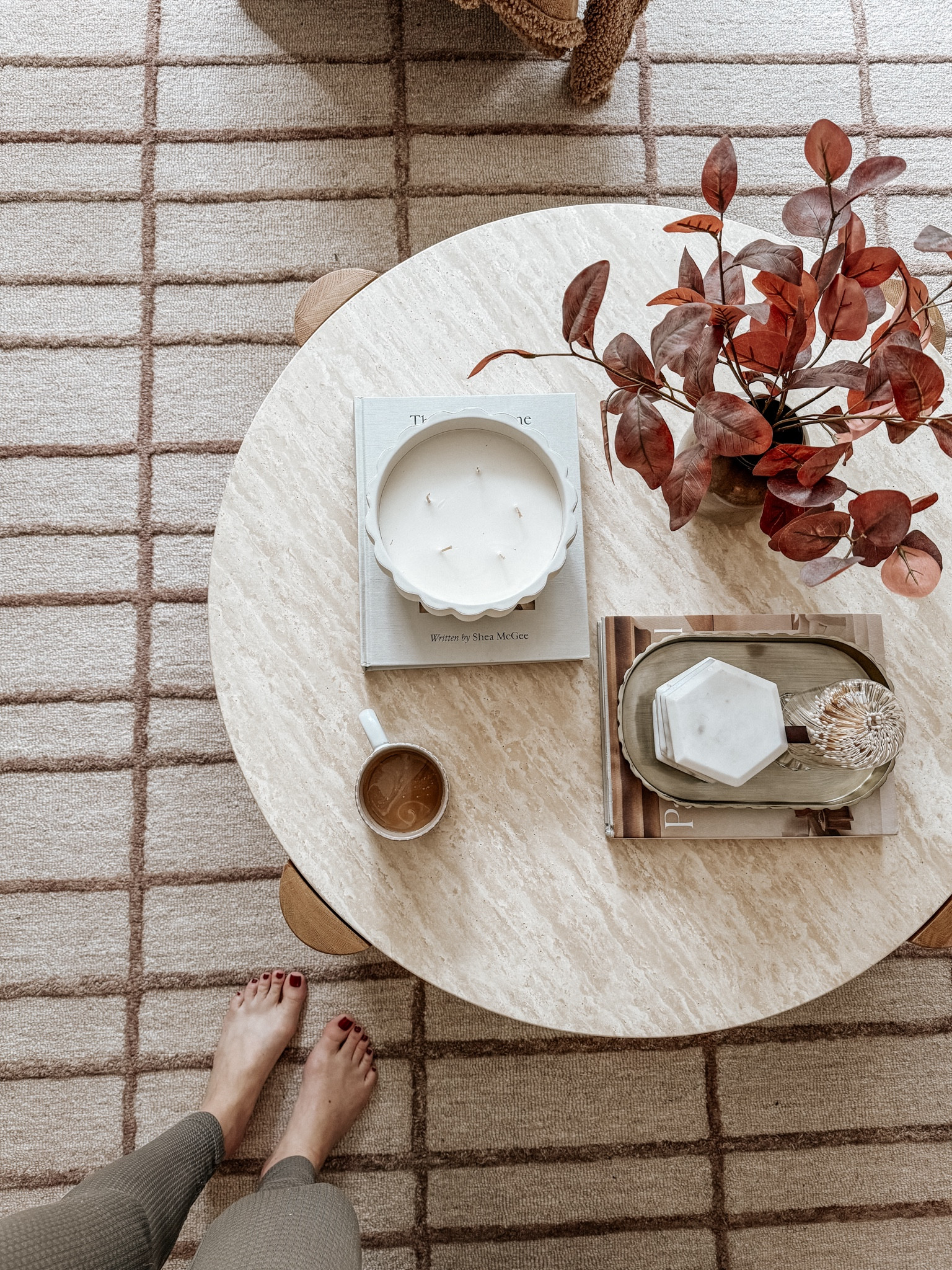 Simple cozy fall transition vibes with this beautiful new rug and coffee table styling! 

#LTKSeasonal #LTKStyleTip #LTKHome