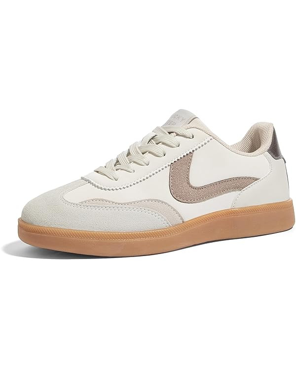 LUCKY STEP Women's Retro Fashion Sneakers Walking Shoes Skate Shoes | Amazon (US)