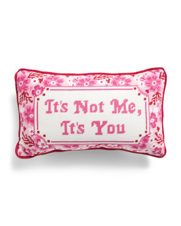 Needlepoint pillow | Marshalls