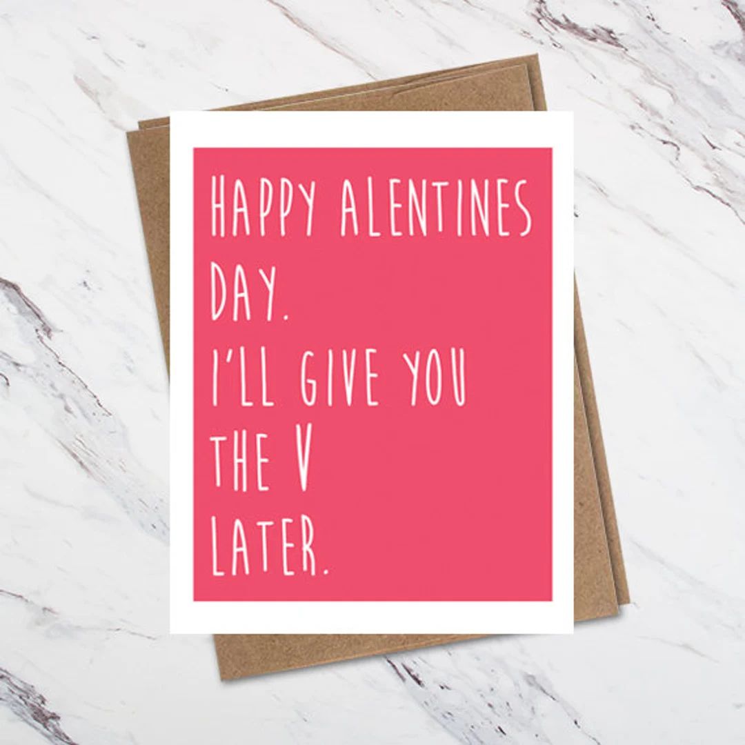Funny Valentine Card, Happy Alentines, Valentines Card for him | Etsy (CAD)