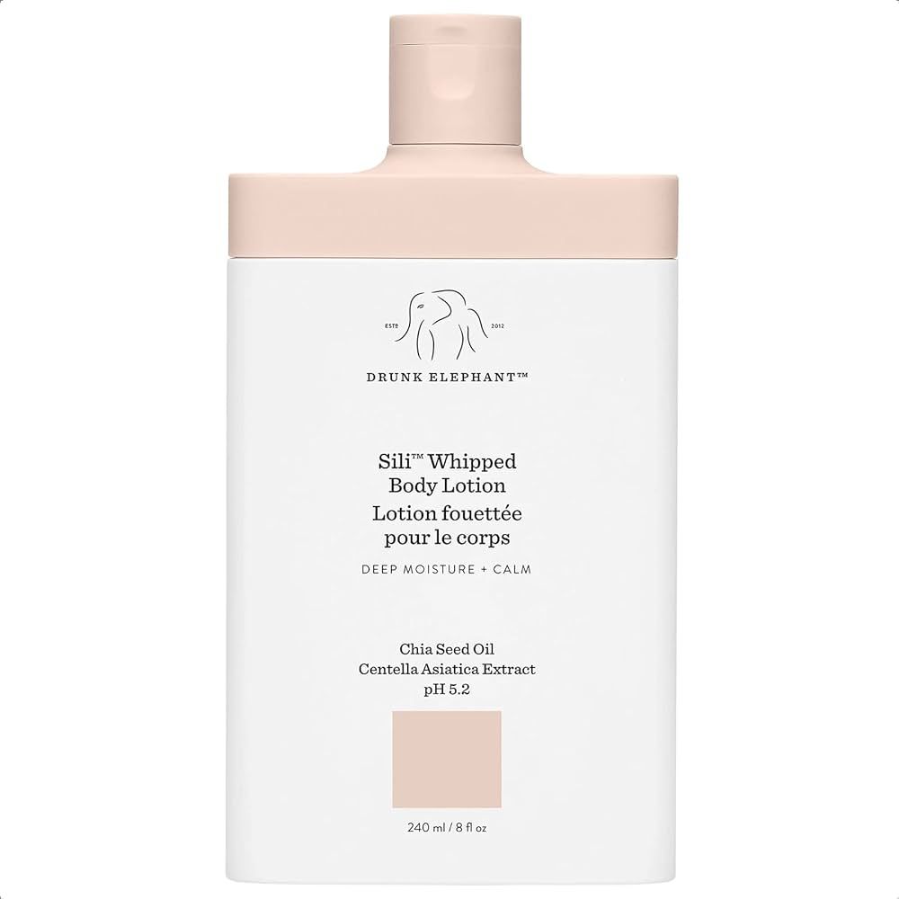 Drunk Elephant Sili Whipped Body Lotion. Deeply Moisturizes, Replenishes, and Soothes (240 mL / 8... | Amazon (US)
