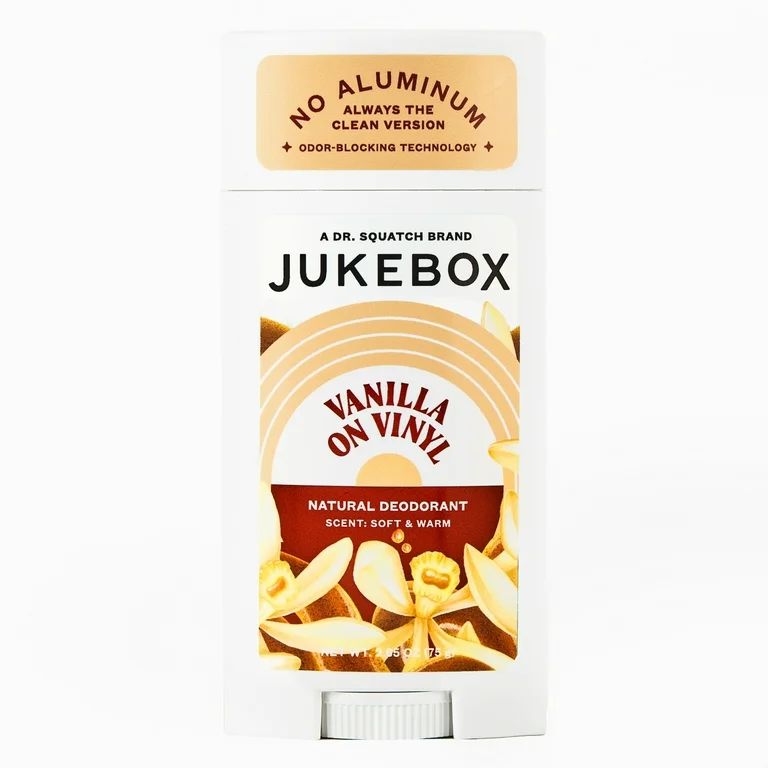 Jukebox Vanilla on Vinyl Natural Deodorant Aluminum Free Deodorant for Women, 2.65 oz | Walmart (US)