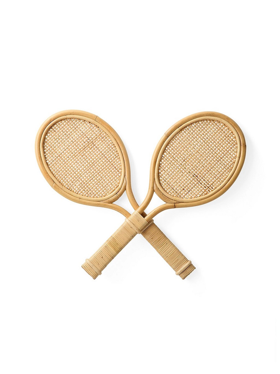 Wicker Tennis Racquets | Serena and Lily