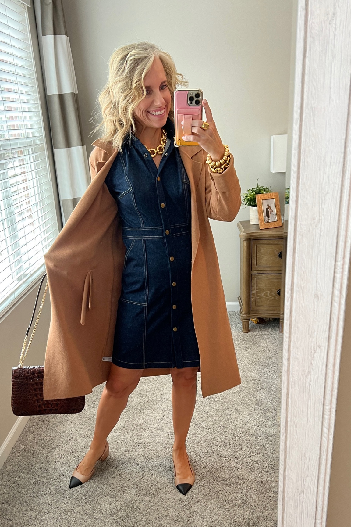 jude connally denim dress Midge Dress Jude Denim in Navy| Jude Connally S / Navy
