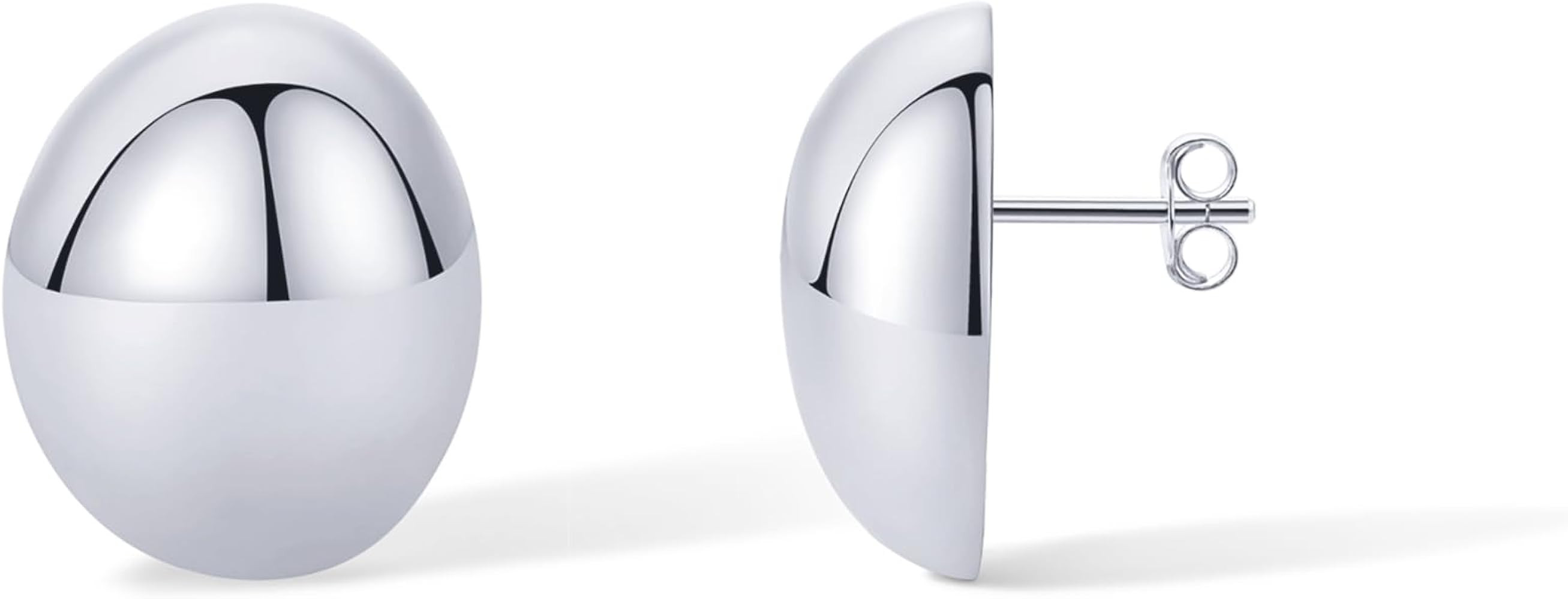 PAVOI 14K Gold Plated Chunky Vintage Earrings for Women - Trendy Textured Ribbed Knot Geometric T... | Amazon (US)