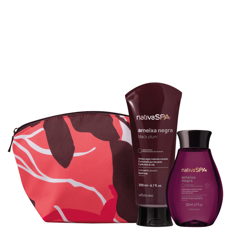 Kit o Boticário Nativa SPA Ameixa Negra (3 Produtos) | Beleza Na Web (BR)