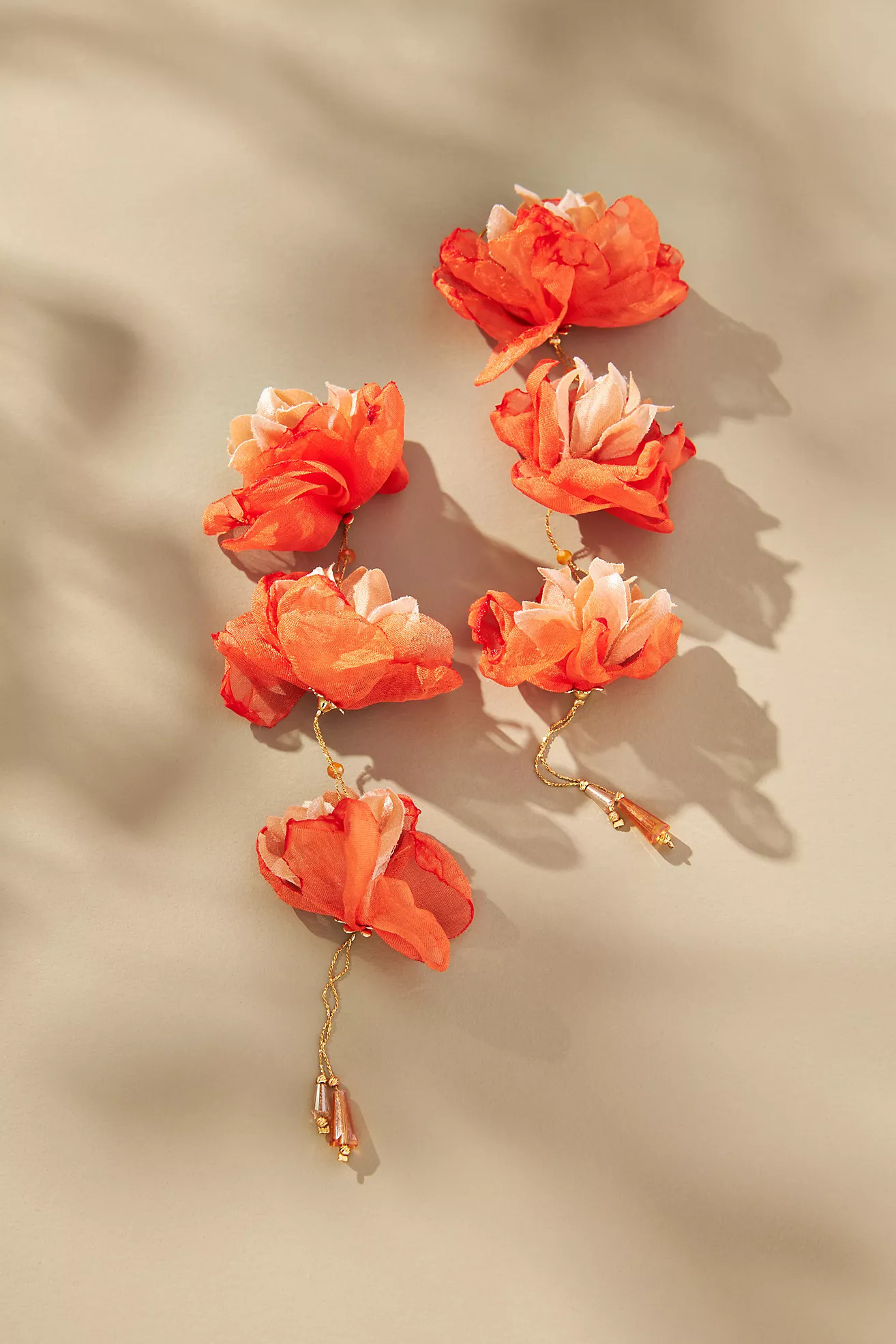 Triple Flower Earrings | Anthropologie (US)