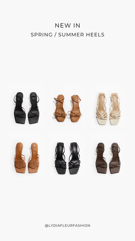 Spring/summer sandals for day or evening outfits. Kitten heels, summer shoes, brown heels, black sandals, H&M, neutral shoes

#LTKeurope #LTKuk #LTKshoes