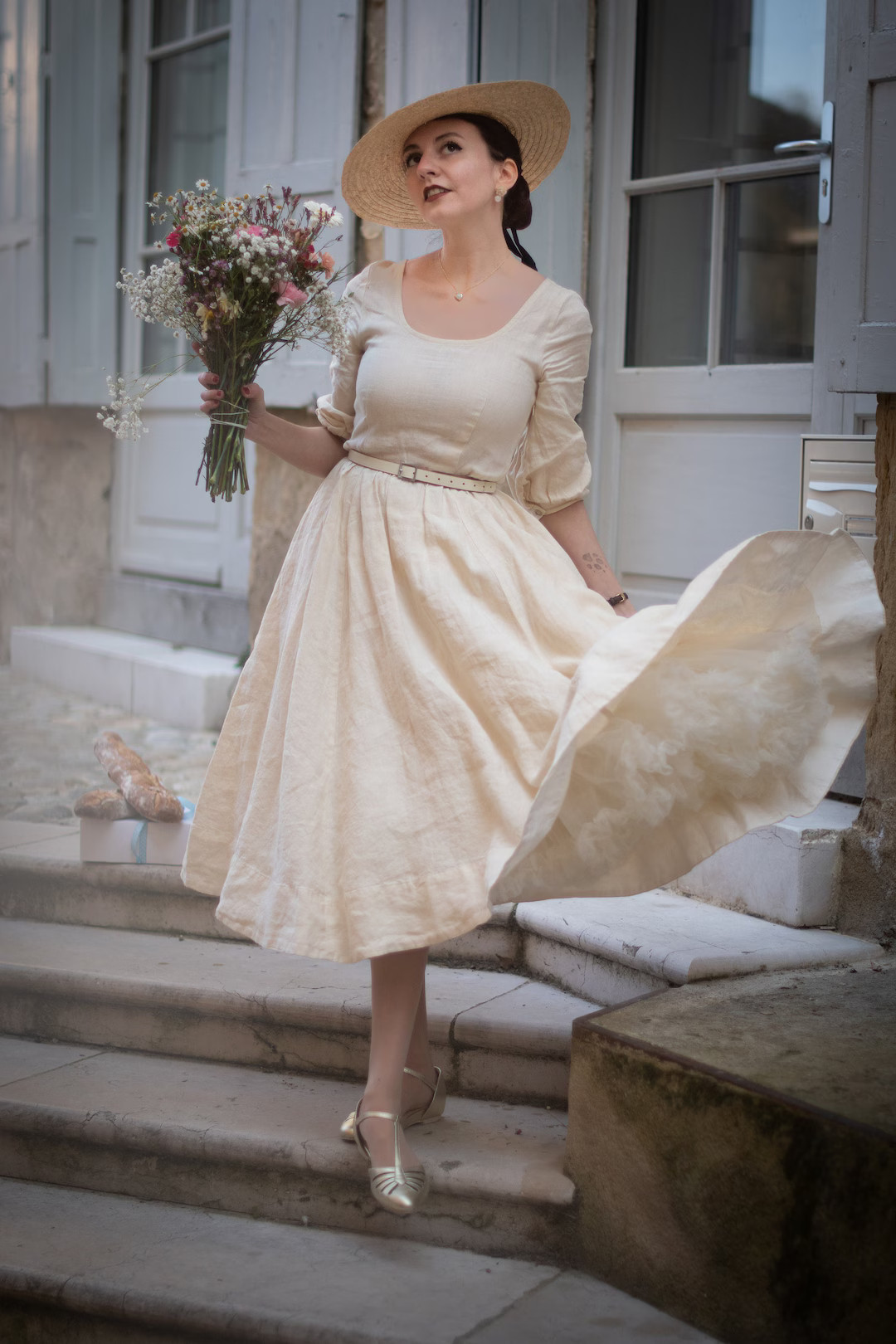 DATE NIGHT OUTFIT | Hemp Women's Dresses, Valentines Gifts for Her, Night Out Dress, Modern 50s D... | Etsy (US)