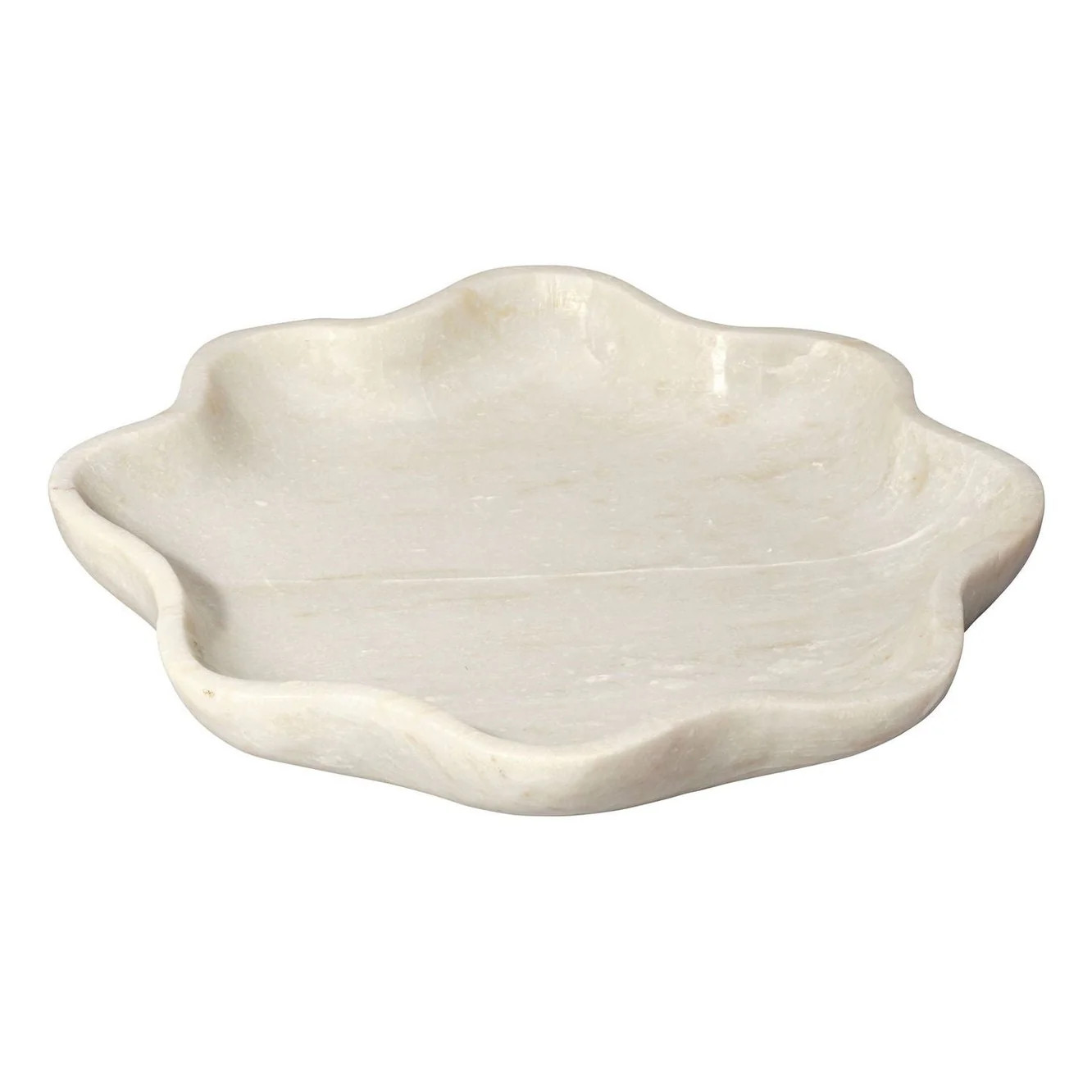 Wavy Marble Decorative Bowl | Cailini Coastal