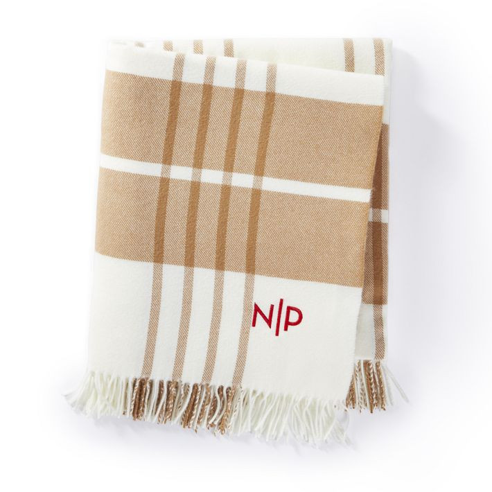Italian Plaid Throw Blanket | Mark and Graham