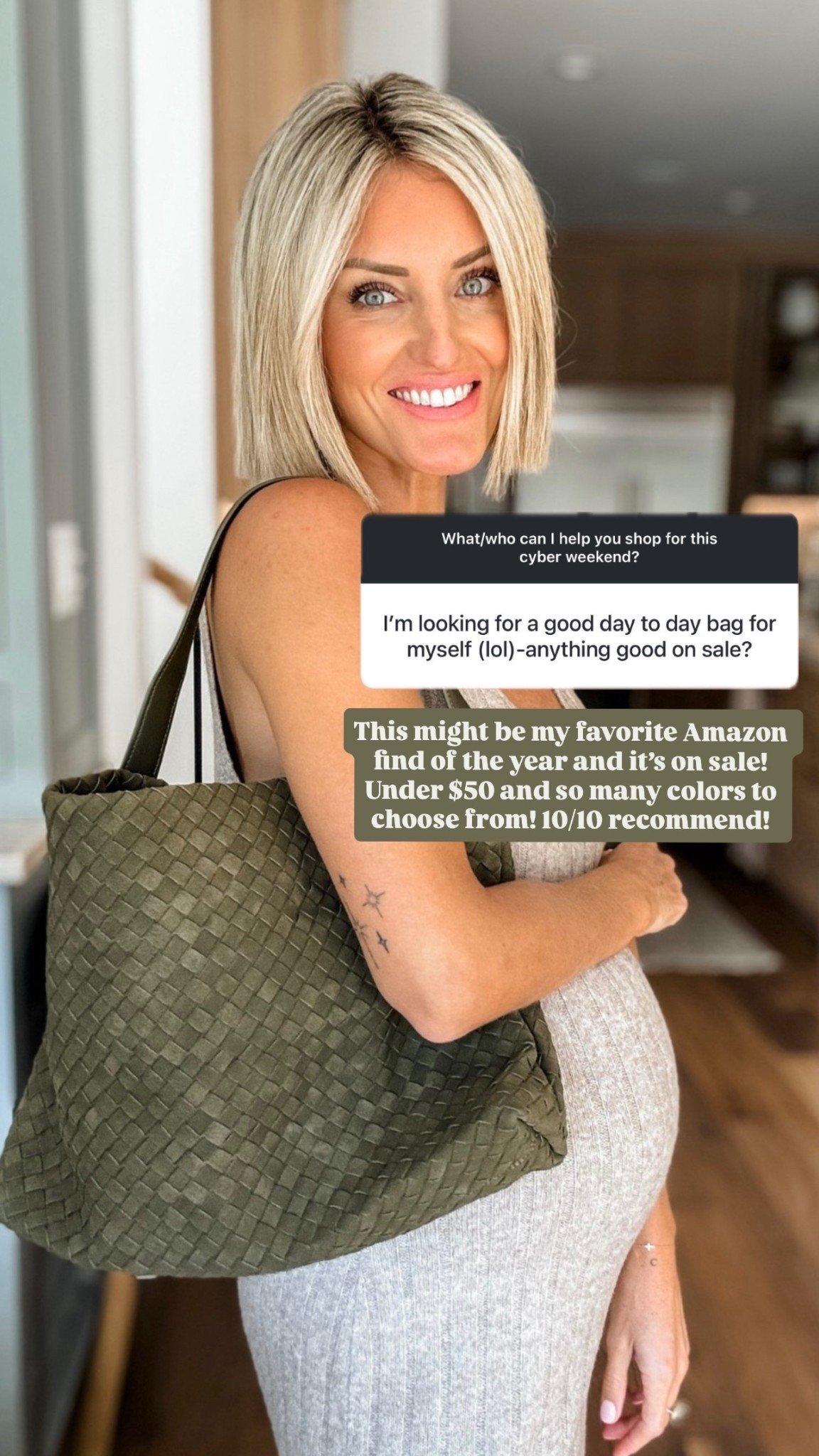 I have loved this faux suede woven purse from Amazon! I have it in two colors! It’s the perfect everyday bag for fall & winter! On sale now!

Loverly Grey, green purse, olive green purse, woven purse, Amazon, Black Friday, cyber week 

#LTKCyberWeek #LTKSaleAlert