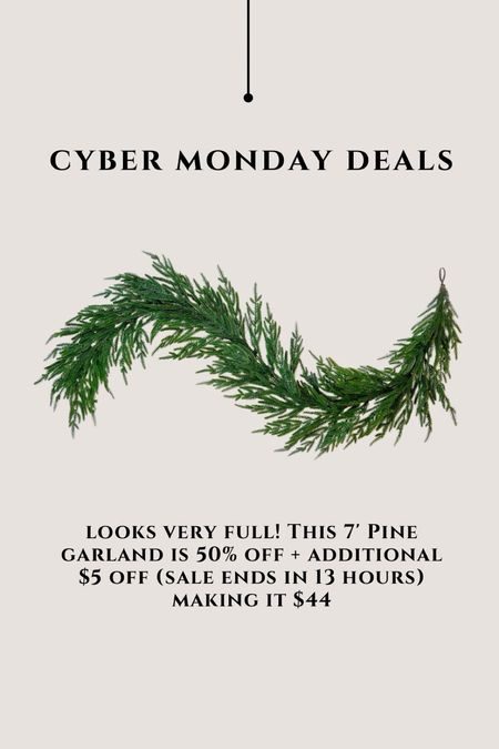 Cedar garland Christmas on sale 

#LTKCyberWeek #LTKSeasonal #LTKHoliday