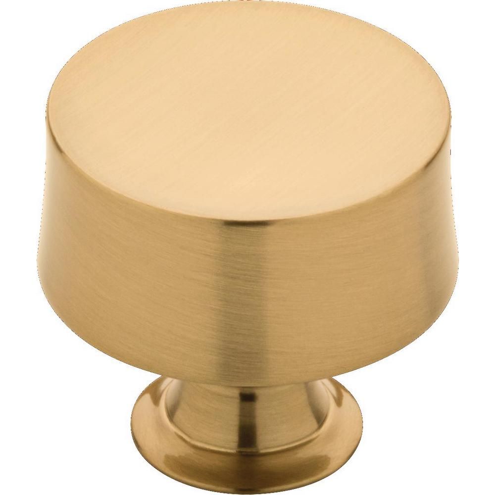 Liberty Drum 1-1/4 in. (32 mm) Champagne Bronze Round Cabinet Knob (10-Pack)-P35538C-CZ-K1 - The ... | The Home Depot