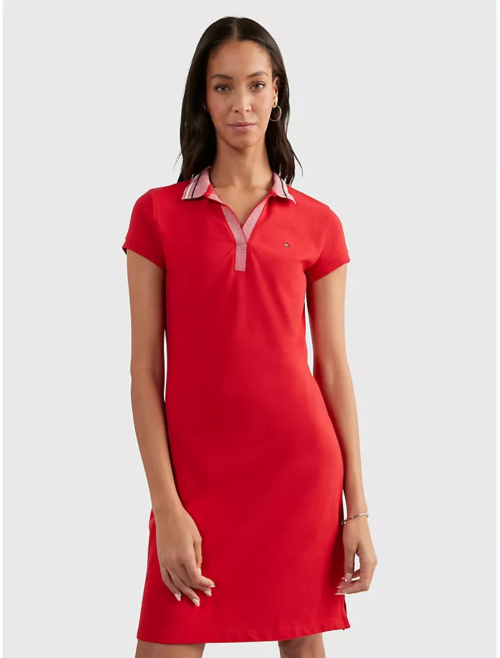 Slim Fit Tipped Polo Dress | Tommy Hilfiger | Tommy Hilfiger (US)