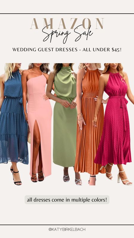 Beautiful dresses all under $45! These are great if you’re attending a wedding sometime this spring or summer, taking family photos or even just a date night! ✨🩷

#LTKsalealert #LTKfindsunder50 #LTKstyletip