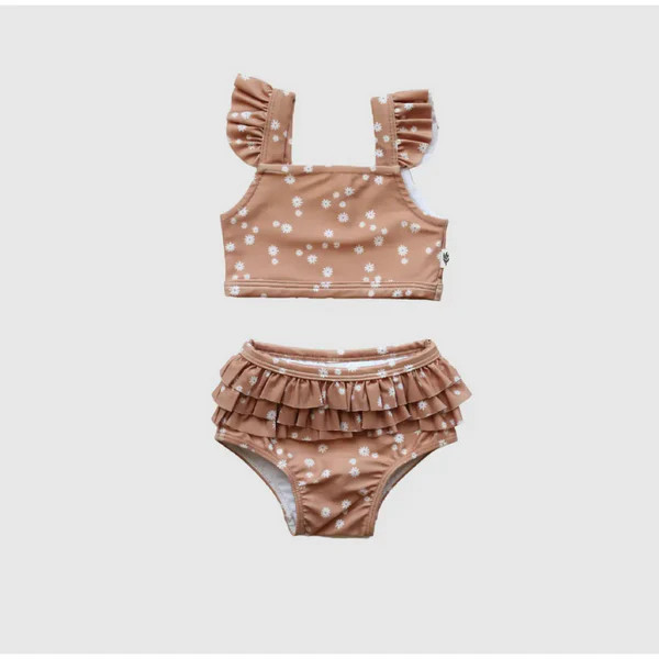 two piece swim suit | butterscotch daisy | elfin los angeles