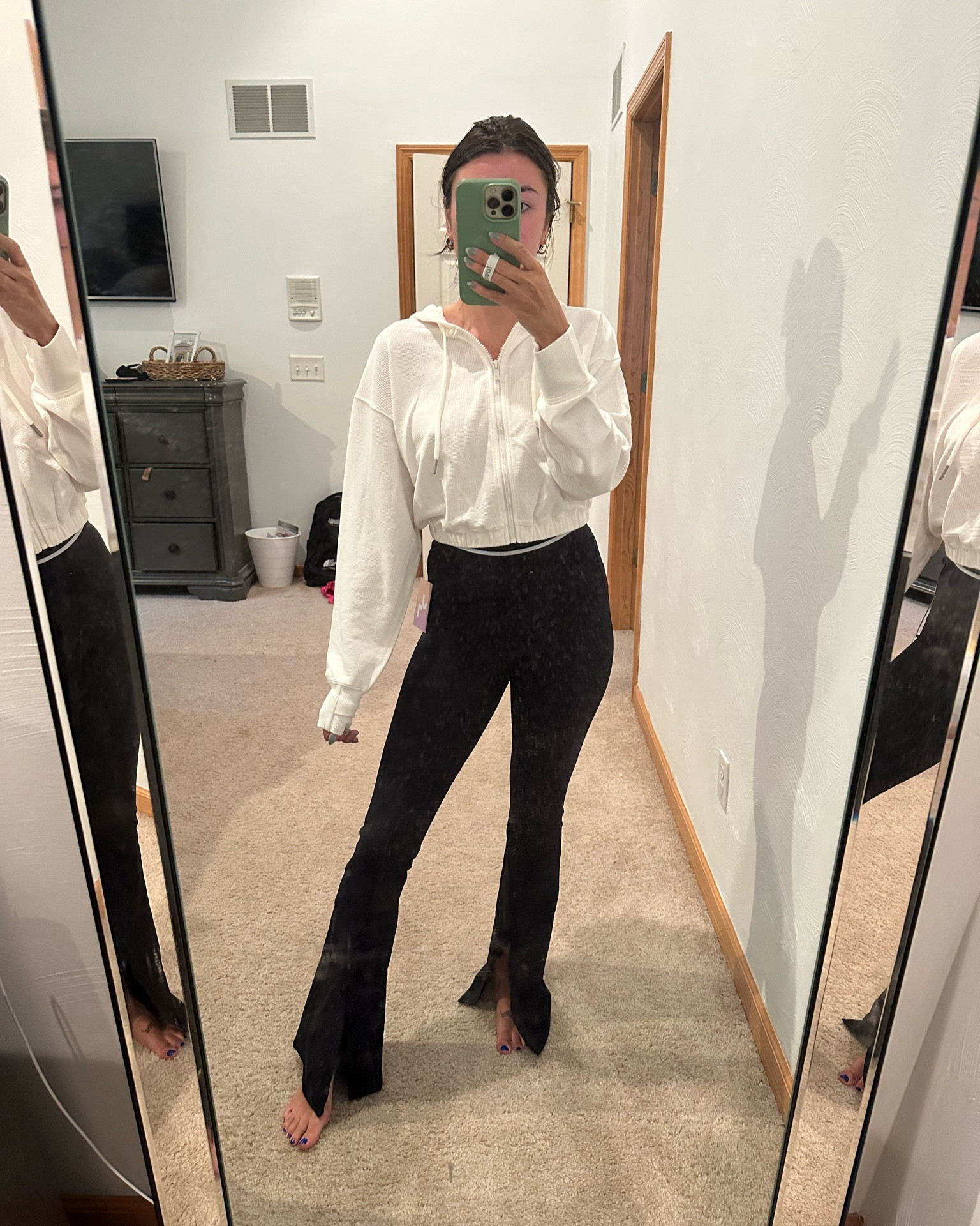 Jacket xs 
Leggings xs 