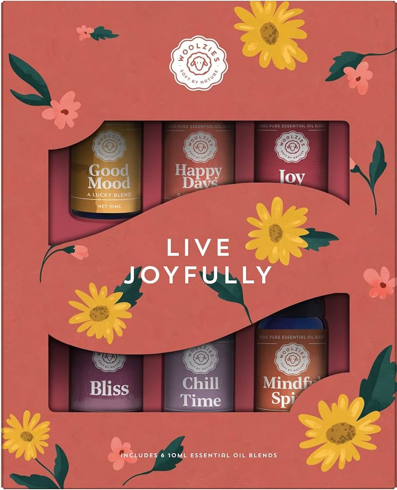 Live Joyfully Essential Oil Blends Collection | 100% Pure & Undiluted | Includes Good Mood, Happy... | Amazon (US)