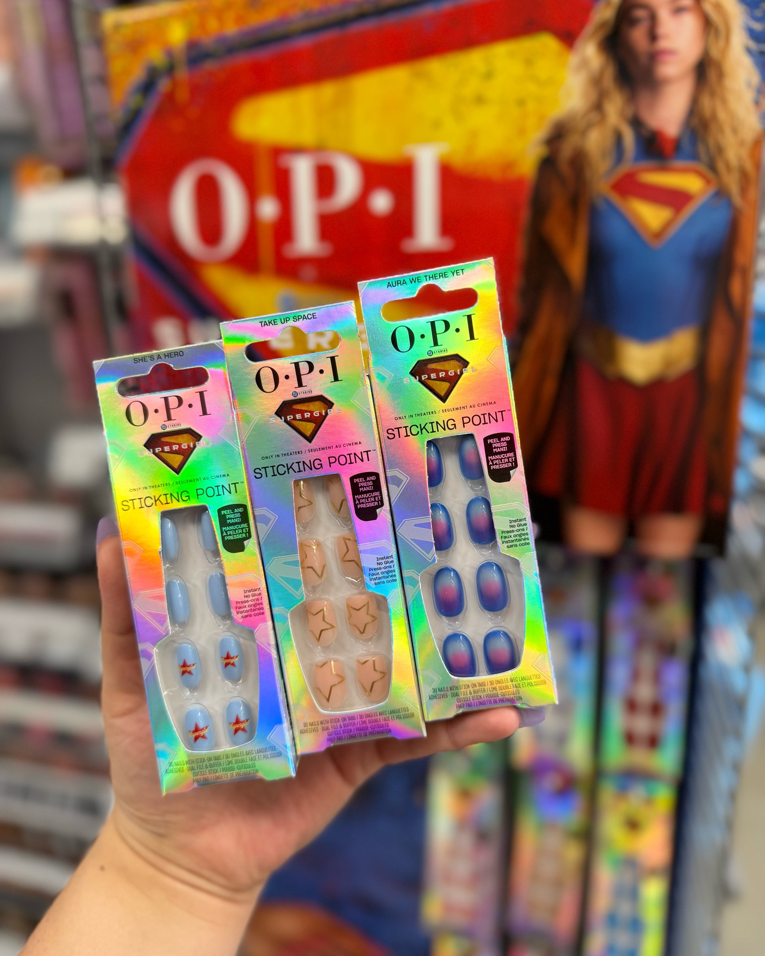 New O P I Super Girl special edition, lots of options for nail polish and press on nails! 💅🦸‍♀️

find them at Walmart ,linking everything here🔗🛍️

#LTKdayinmylife #LTKselfcare #LTKmomlife