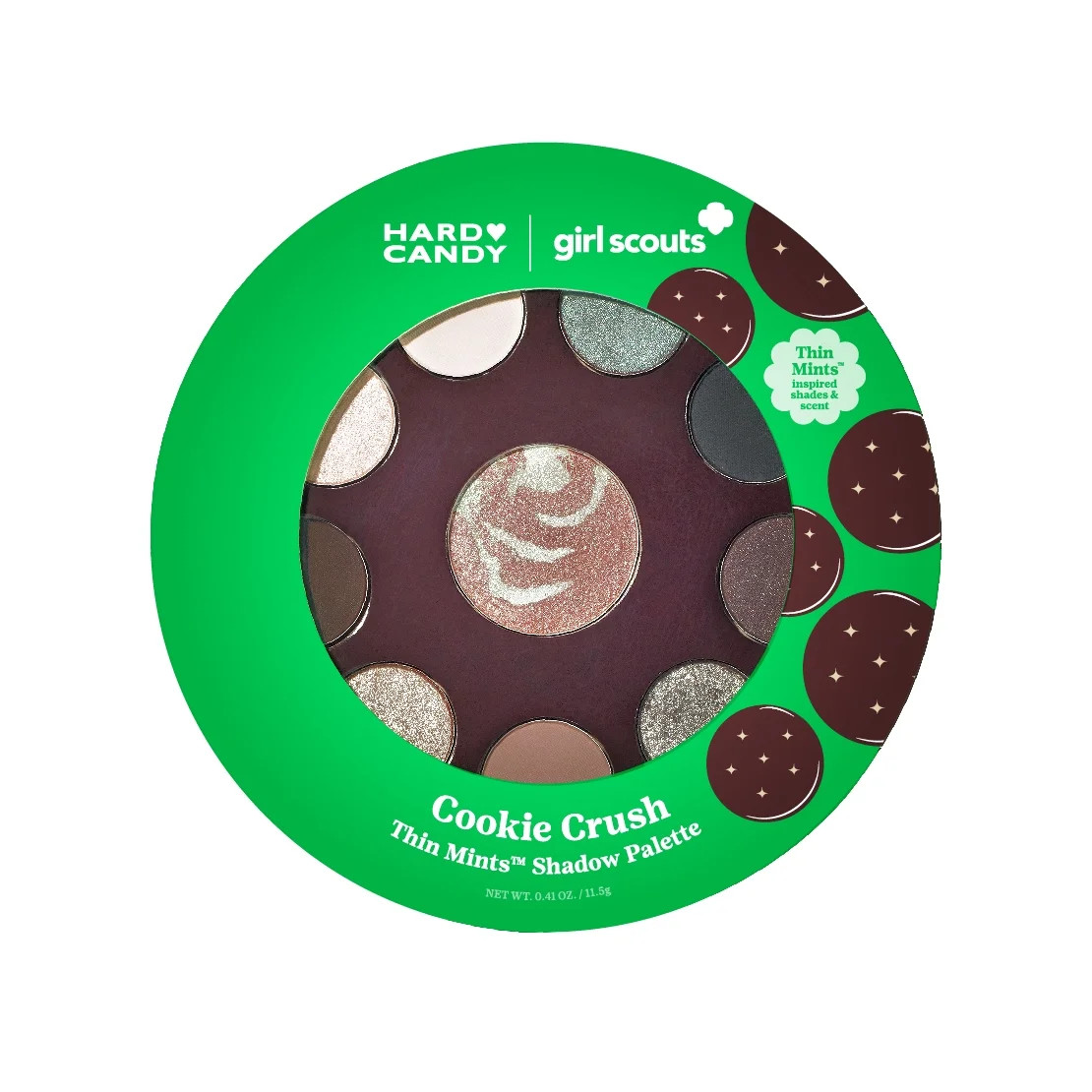 Hard Candy Girl Scouts Cookie Crush Thin Mints™ Shadow Palette, Nudes & Greens, 10 Shades - Wal... | Walmart (US)