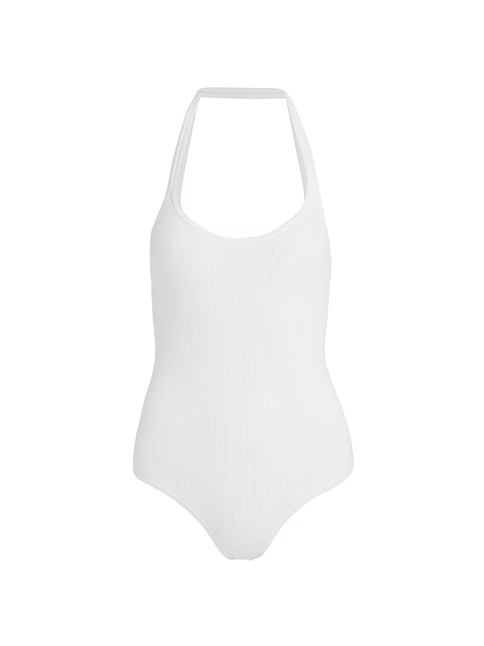 Stretch Jersey Halter Bodysuit | Saks Fifth Avenue