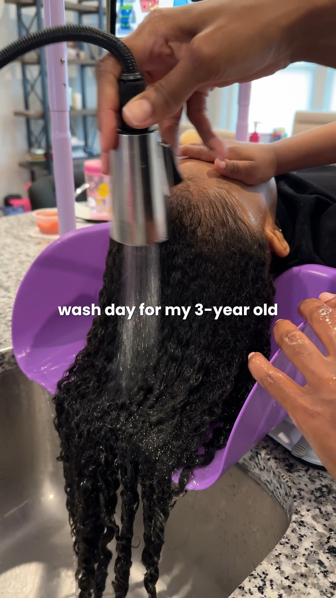 Wash day for my baby girl! 

#LTKBaby #LTKKids #LTKBeauty