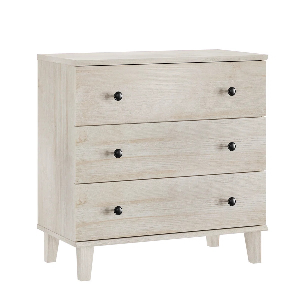 Dresser With 3 Drawers, Modern Chest Of Drawers W/Solid Wood Legs Dressers Buffet Storage Cabinet... | Wayfair North America