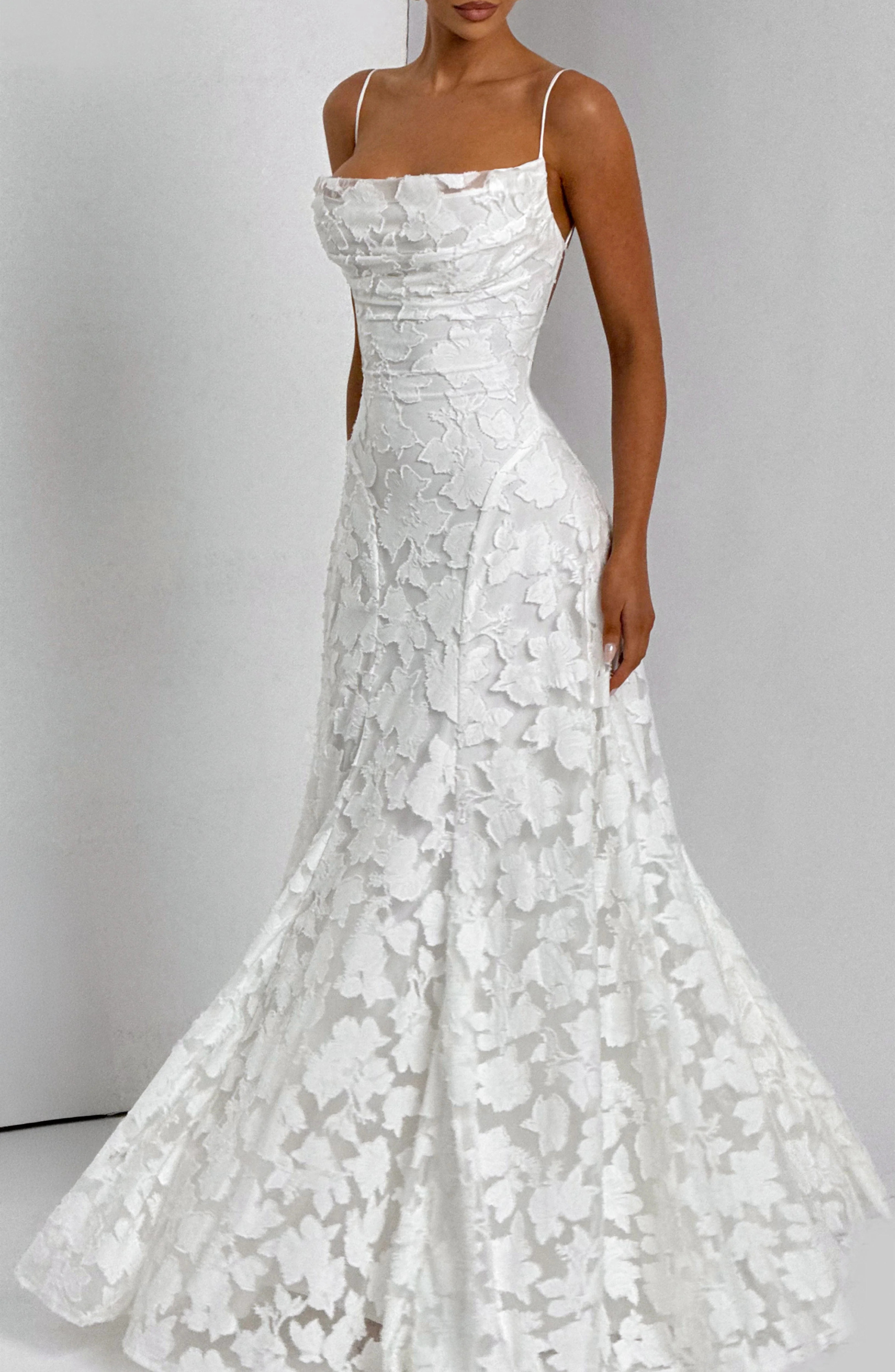 Francis Maxi Dress - Ivory | Babyboo (global)