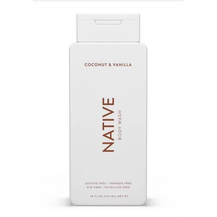 Native Coconut & Vanilla Body Wash for Women - 18 fl oz | Target