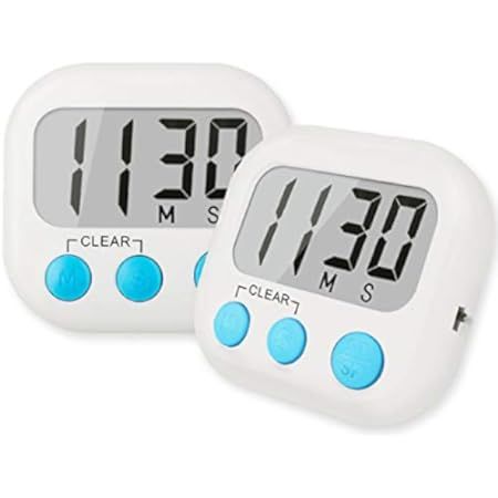 Classroom Timers for Teachers Kids Large Magnetic Digital Timer 2 Pack | Amazon (US)