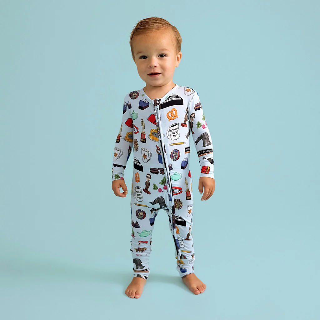 Dunder Mifflin Blue Baby Convertible Sleeper | The Office | Posh Peanut