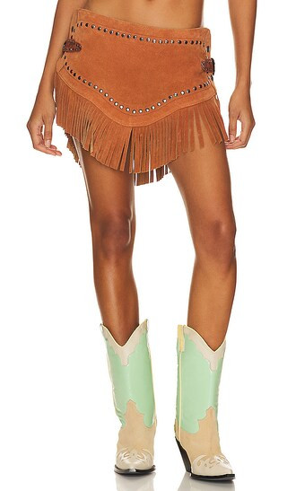 Perfect Grace Skirt in Potters Clay | Revolve Clothing (Global)