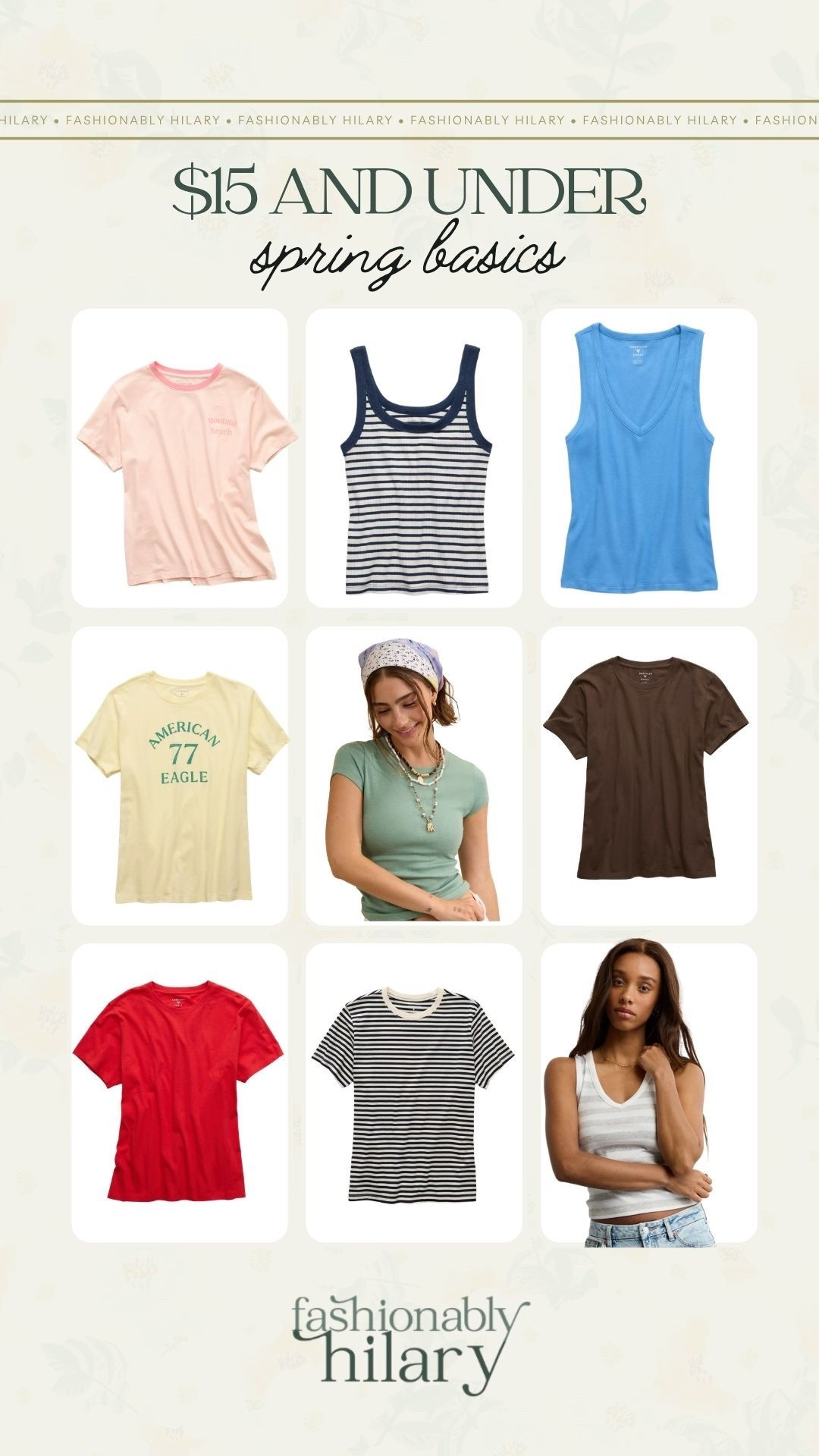 🚨 Sale Alert ‼️ Aerie is having a mid-season sale and so many must have spring basics are on major sale. Oversized graphic tees, fitted tees and tanks, v neck tank top and everyday basics are all included. 
Spring basics, casual mom outfit inspo 

#LTKSaleAlert #LTKmomlife #LTKSeasonal