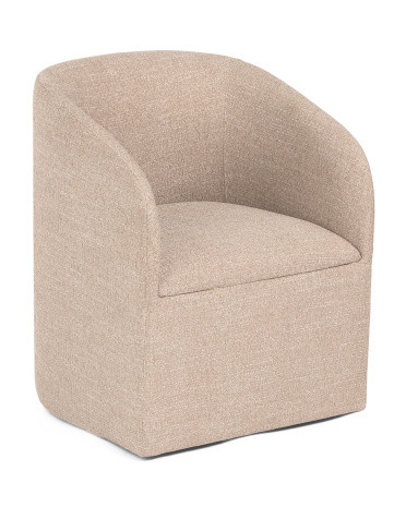 Kylie Swivel Upholstered Anywhere Chair | TJ Maxx