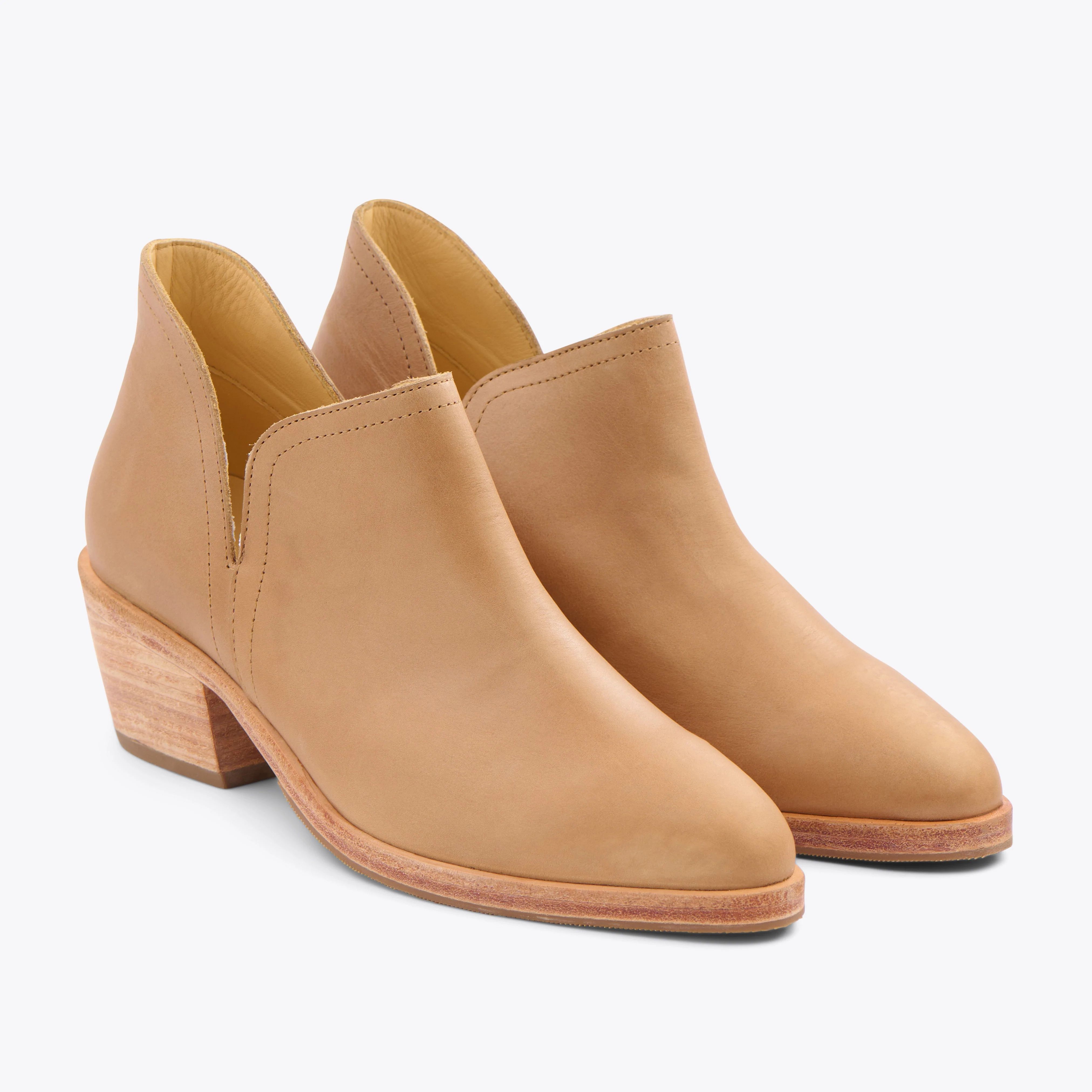 Everyday Ankle Bootie Almond | Nisolo