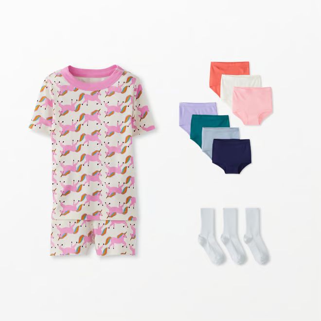 Print Short John Pajama Set | Hanna Andersson