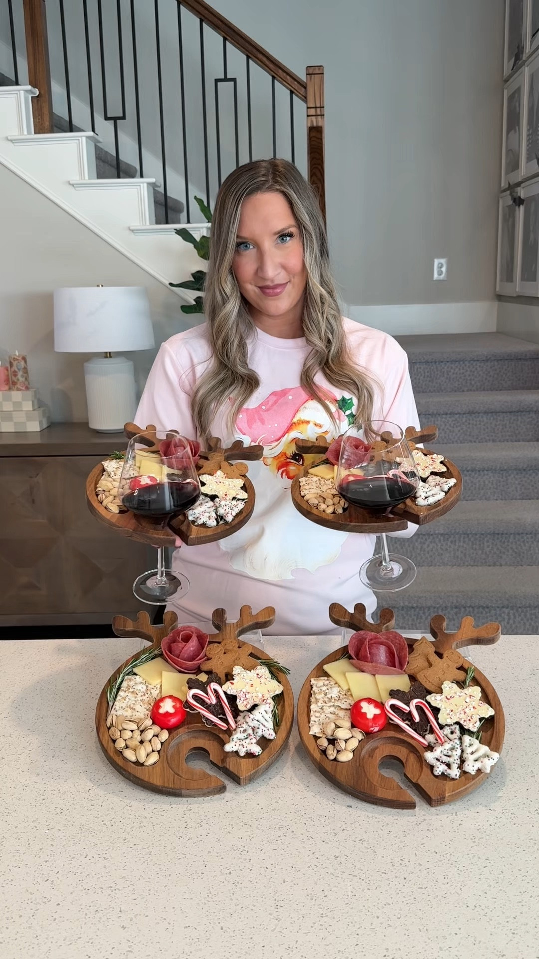 Holiday entertaining find! These personal charcuterie boards fit right on your wine glass!

Christmas party, Holiday entertaining, cheese board, charcuterie, kitchen decor, christmas home

#LTKHoliday #LTKParties #LTKSeasonal