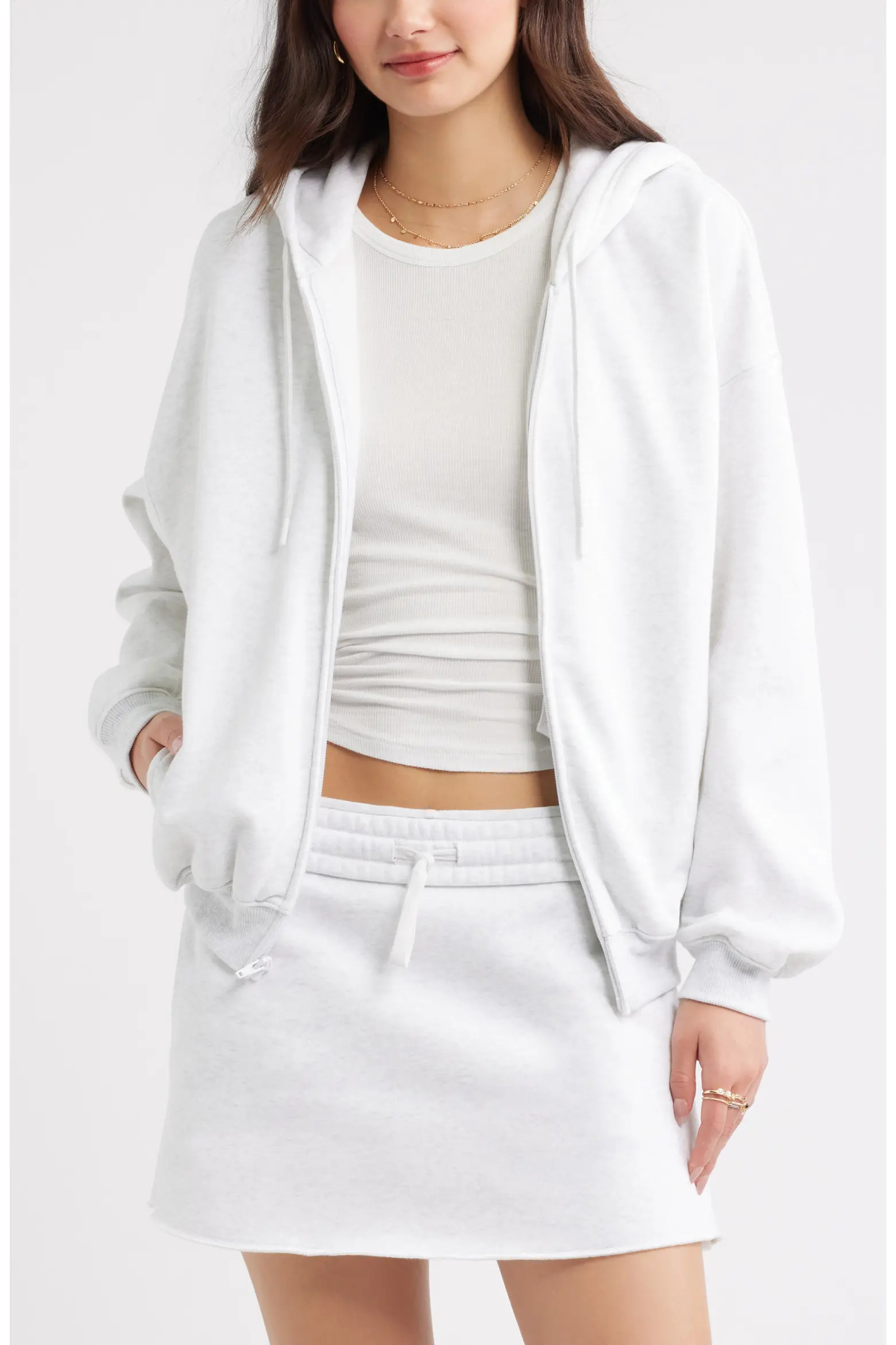 Bubble Zip Hoodie (Women) | Nordstrom | Nordstrom