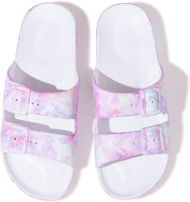 Freedom Moses Women's Moses Two Band Slides | Amazon (US)