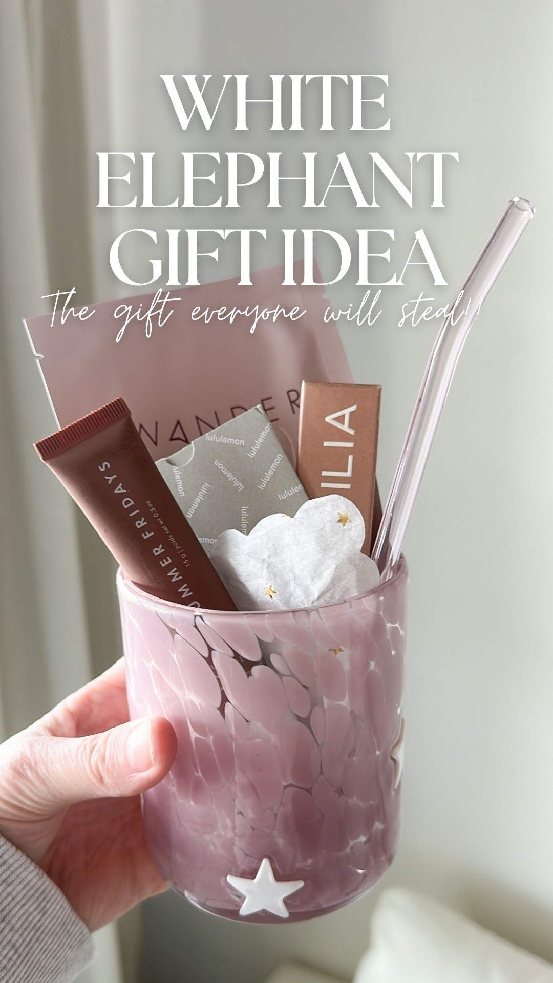 A cute white elephant gift idea that’s always a hit. A pretty glass cup filled with a few cozy little favorites. Simple, under $50, and everyone ends up wanting it. #anthro #anthropologie #whiteelephant #nestingwithgrace 

#LTKCyberWeek #LTKGiftGuide #LTKHoliday