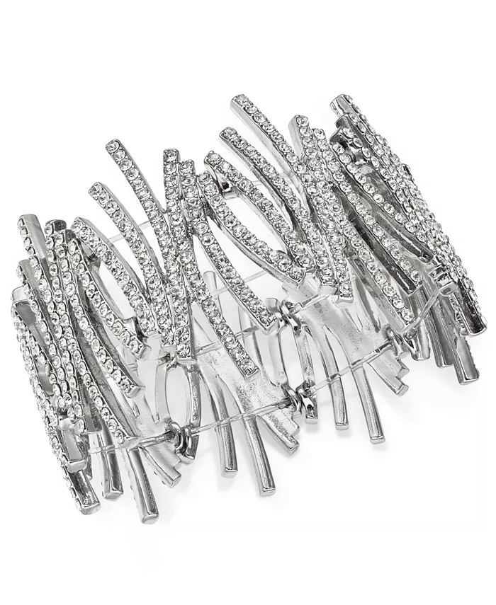 Crystal Zig-Zag Stretch Bracelet, Created for Macy's | Macy's
